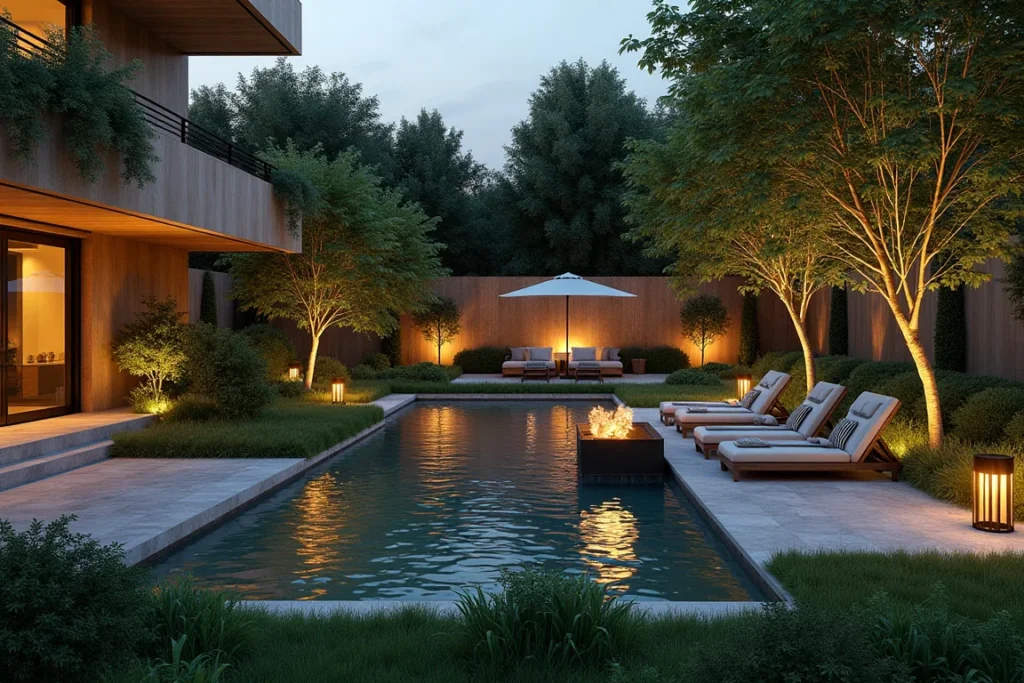 تصميم حدائق جدة